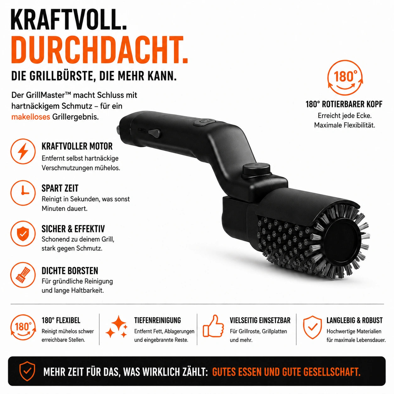 Vorteile der GrillRein® Bürste