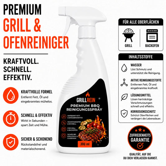 GrillRein® Premium BBQ Reinigungsspray