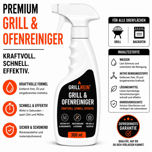 GrillRein® Premium BBQ Reinigungsspray